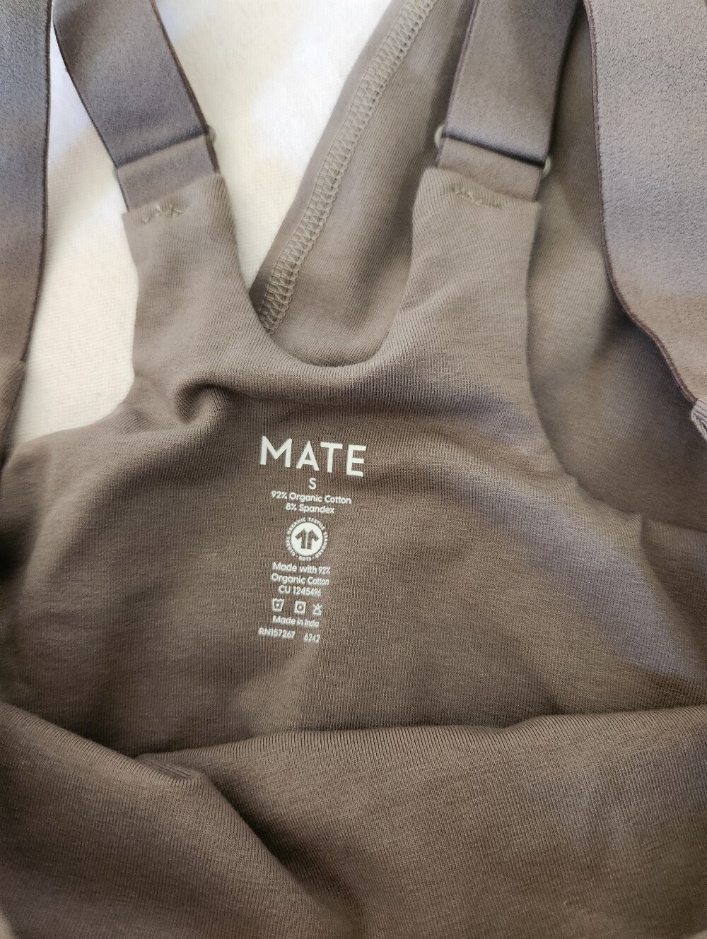 NWT Mate The Label Organic Stretch U-Neck Tank & Organic Bootcut Pants Set - Picture 5 of 11